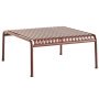 Palissade Low salontafel 81x86 iron red