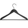 Soft Coat kledinghanger set van 4 met midden slim black