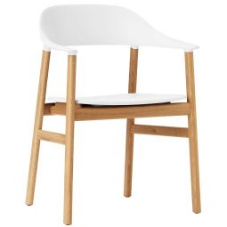 Herit Armchair Oak stoel wit