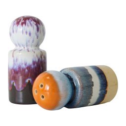 70's Ceramic Peper en zout set stargaze