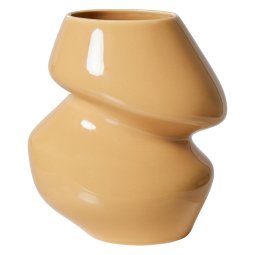 Ceramic Organic vaas cappuccino S