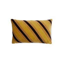 Striped velvet kussen 50x30 Honey