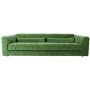 Club Couch 4-zits bank, royal velvet, green