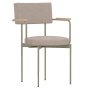 Dining Chair eetkamerstoel met armleuning olive upminster