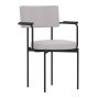 Dining Chair eetkamerstoel met armleuning black kidstone