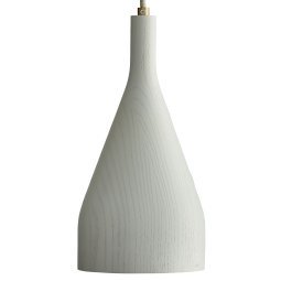 Timber hanglamp medium Ø10 wit essen