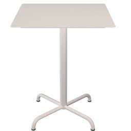 Pico tuintafel 60x60 Muted white, 4-ster onderstel