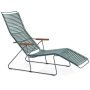 Click Sunlounger ligstoel pine green