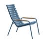 ReClips fauteuil met bamboe armleuning sky blue 
