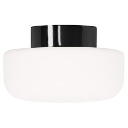 Solenne 250/156 plafond- en wandlamp Ø25 zwart