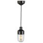 Ohm hanglamp Ø98 100/215 helder glas IP44 Zwart