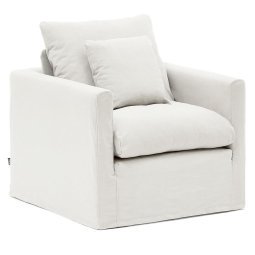 Nora fauteuil Aruba Ecru