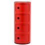 Componibili kast extra large (4 comp.) Ø32 rood