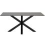 Argo eettafel 180x75 zwart onderstel Iron Moss