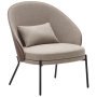 Eamy fauteuil lichtbruin