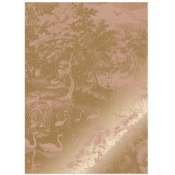 Engraved Landscapes 6 gold metallic behang 4 banen