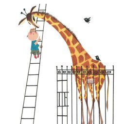 Giant Giraffe behang