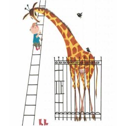 Giant Giraffe behangpaneel 142x180
