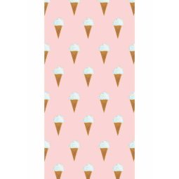 Ice Cream behang pink