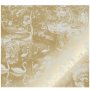 Engraved Landscapes 5 gold metallic behang 6 banen