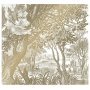 Engraved Landscapes behang gold metallic white 6 banen