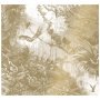 Tropical Landscapes behang gold metallic white 6 banen