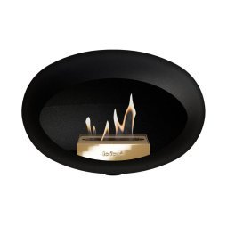 Wall haard bio ethanol rose gold brander black