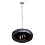 Sky haard bio ethanol 100 cm black steel pole