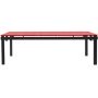 Military table tafel 240x85 Zwart-rood