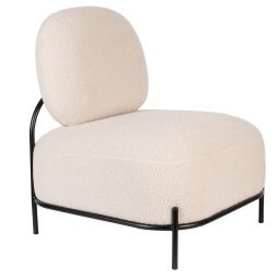 Hatuma fauteuil Teddy Ivory