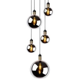 Julius 5 cluster hanglamp fumé