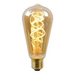 ST64 LED lichtbron E27 5W 2200K amber dimbaar