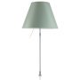 Costanza tafellamp telescopisch met dimmer en schroef aluminium/Comfort Green