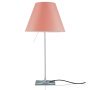 Costanza tafellamp vast met uitschakelaar aluminium/Edgy Pink