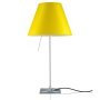 Costanza tafellamp vast met uitschakelaar aluminium/Smart Yellow