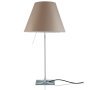 Costanza tafellamp telescopisch met dimmer aluminium/Shaded Stone