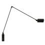 Daphine bureaulamp met tafelschroef black soft touch