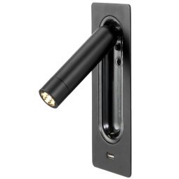 Ledtube RSC USB wandlamp LED mat zwart