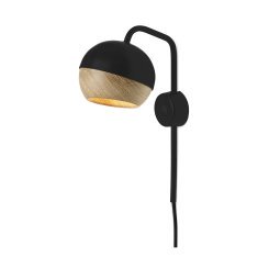 Ray wandlamp Black