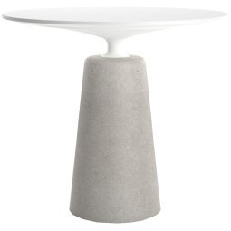 Rock table tafel wit 80