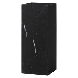 Plinth Pedestal bijzettafel zwart Marquina marmer