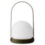 Carrie tafellamp LED oplaadbaar Olive