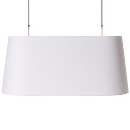 Oval hanglamp wit