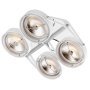 Nomad 4x AR111 plafondlamp GE white struc