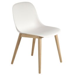 Fiber Side Wood stoel eiken, wit