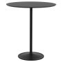 Soft eettafel Ø95x105 Black Nanolaminate