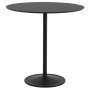 Soft eettafel Ø95x95 Black Nanolaminate