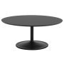 Soft salontafel Ø95x42 Black Nanolaminate