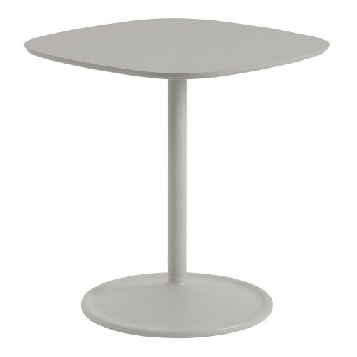 Soft Café tafel 70x70x73 Grey Linoleum
