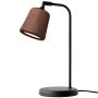 Material bureaulamp gerookt eiken